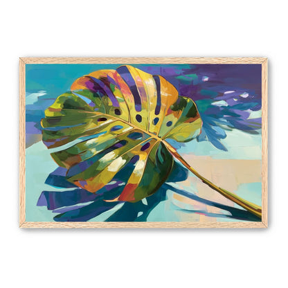 Palm Leaves in Layered Paint