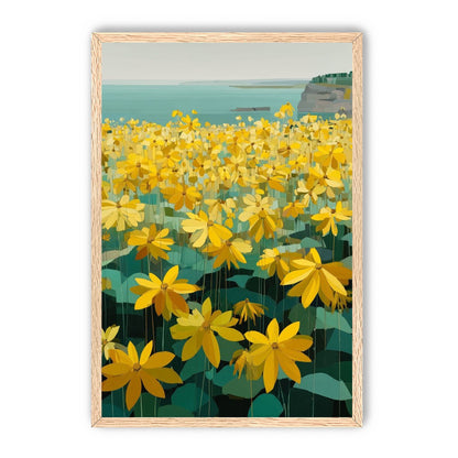 Flowers Along the Water