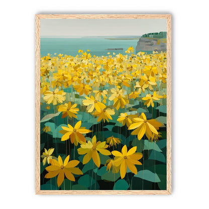 Flowers Along the Water