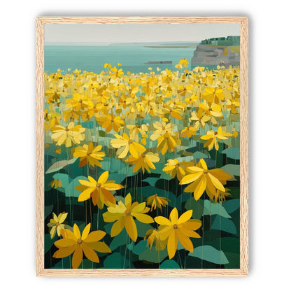 Flowers Along the Water