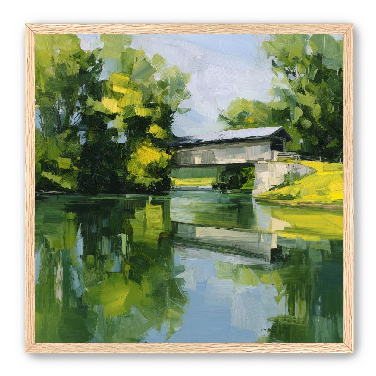 Covered Bridge in Summer