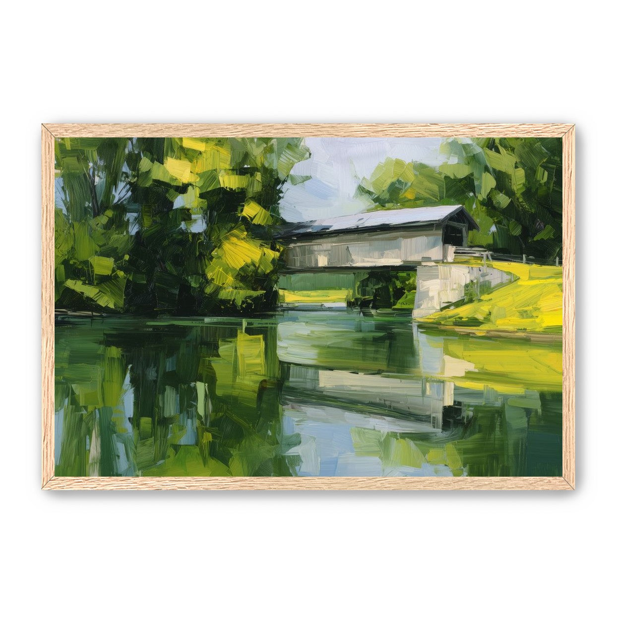 Covered Bridge in Summer