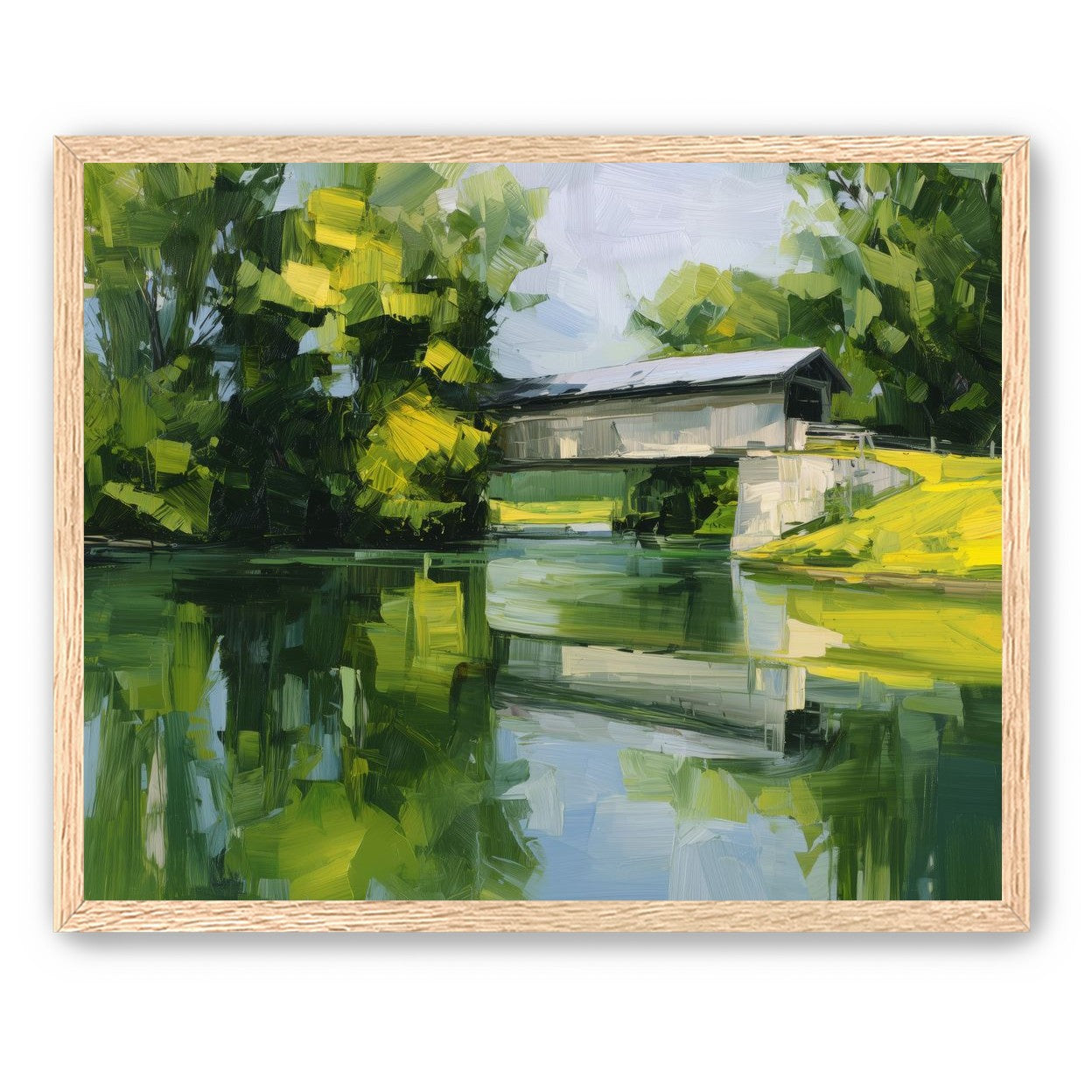 Covered Bridge in Summer