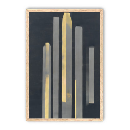 Yellow seeping through gray bars