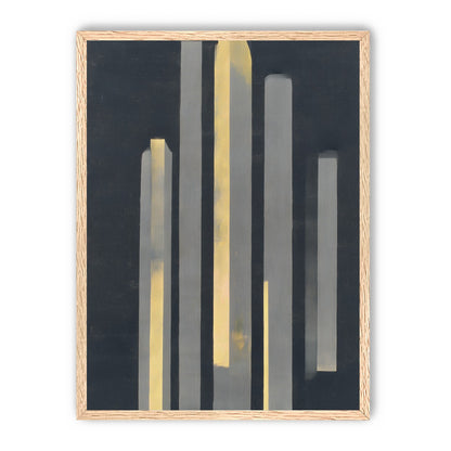 Yellow seeping through gray bars