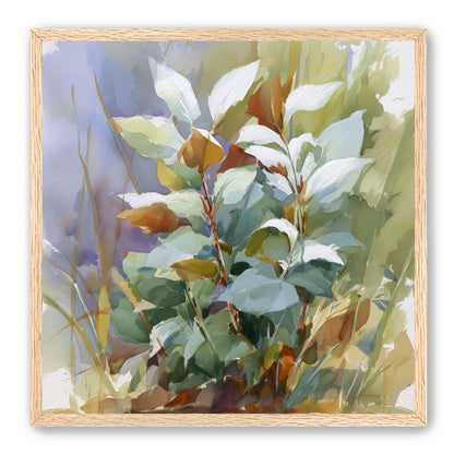 Layered Leaves in Soft Light