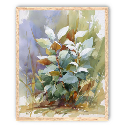 Layered Leaves in Soft Light