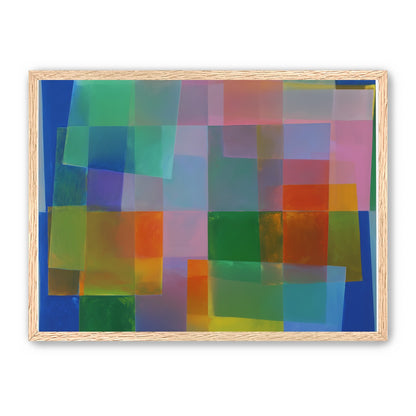 Blue depth under warm veils