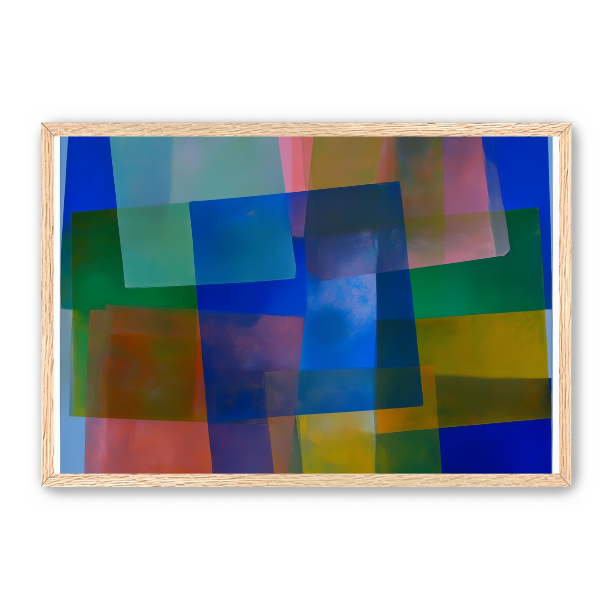 Blue pooling through pink veils