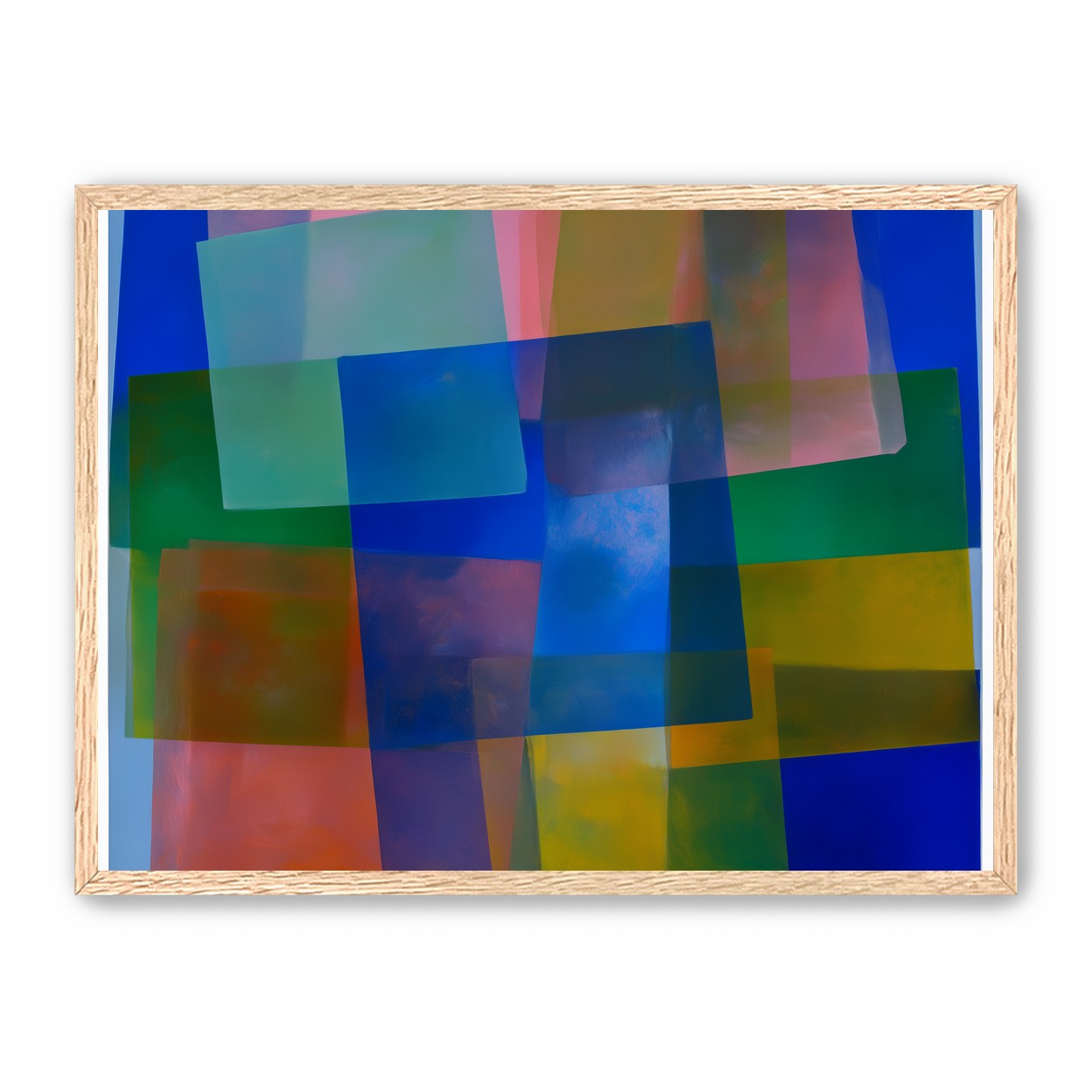 Blue pooling through pink veils