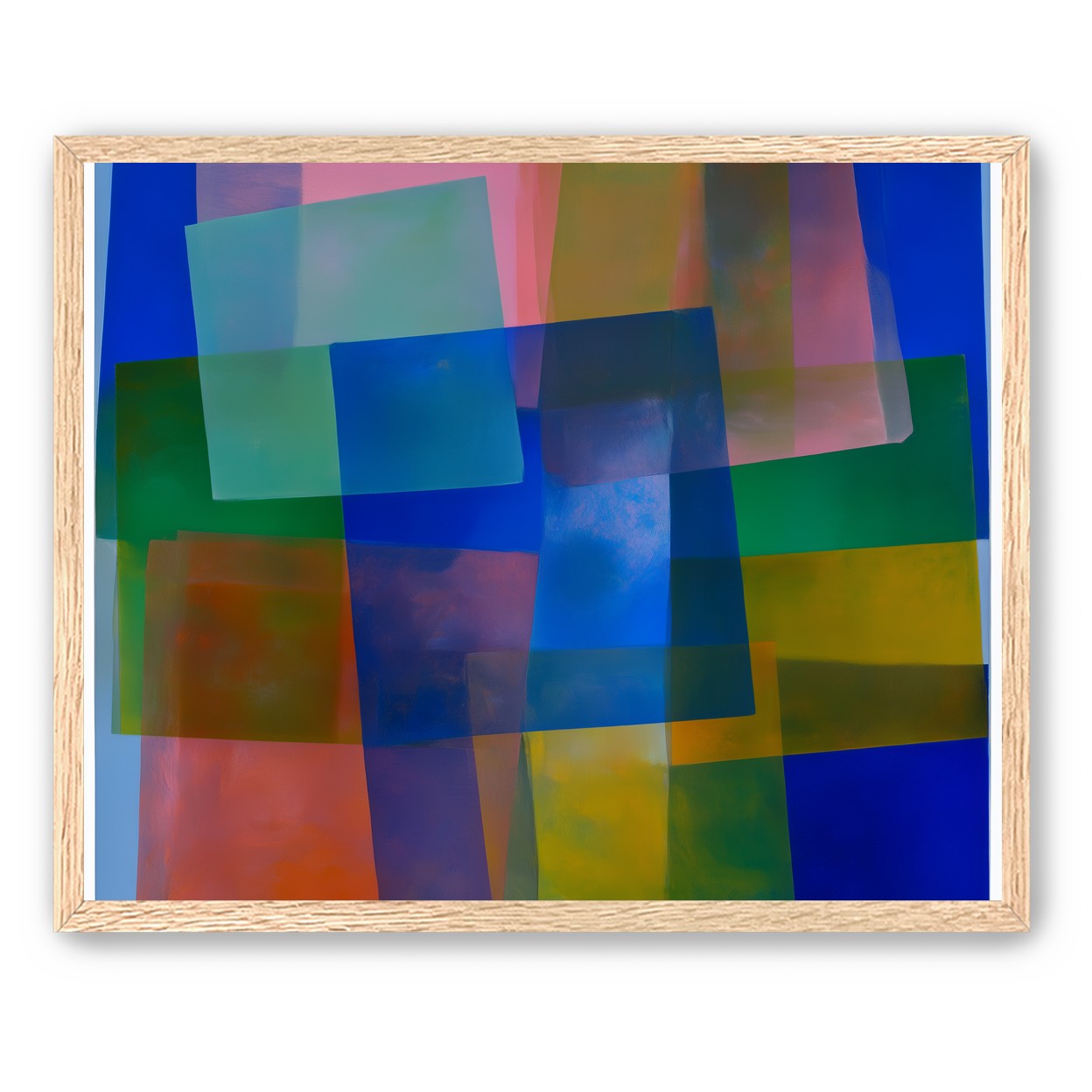 Blue pooling through pink veils