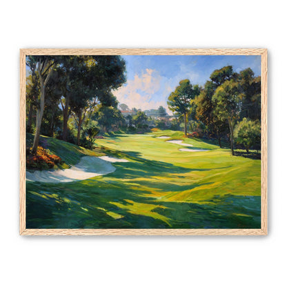 Ocean Haze Over Fairways