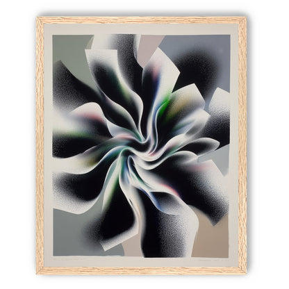 Spiral fold within pale blocks