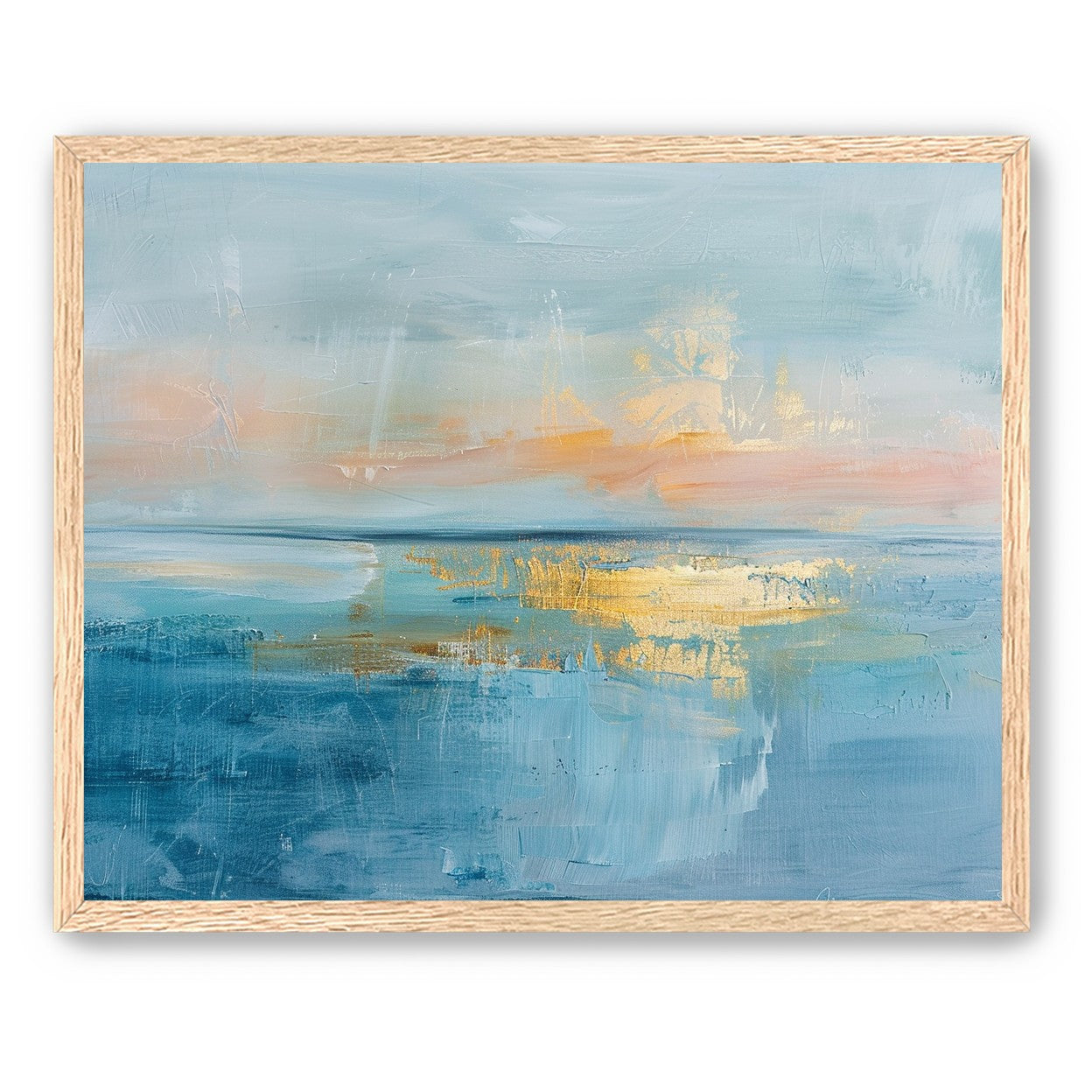 Gold light on quiet water
