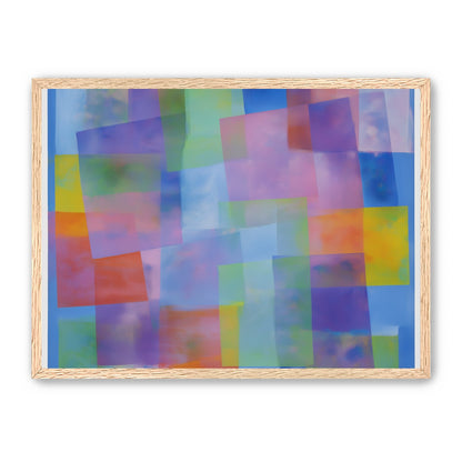 Blue field under shifting pastels