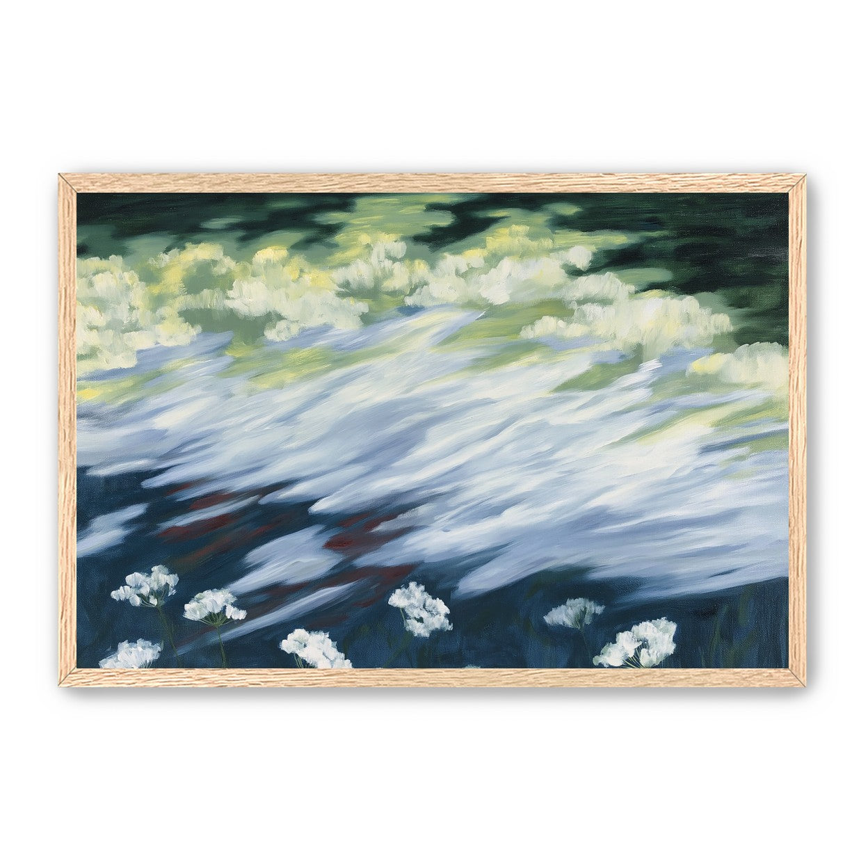 Wind skimming the wildflowers