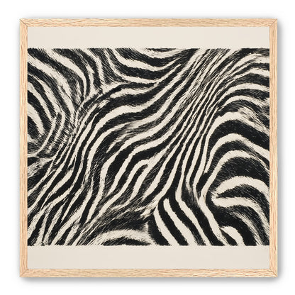 Zebra stripes across the frame
