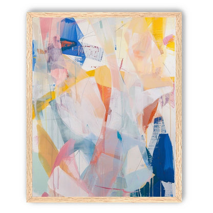 Translucent layers on canvas