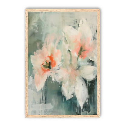 Pale blooms in quiet paint