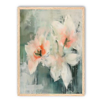 Pale blooms in quiet paint
