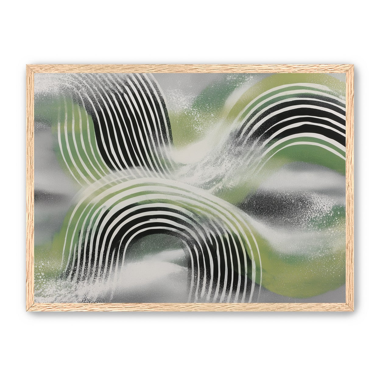Stripes within the green haze