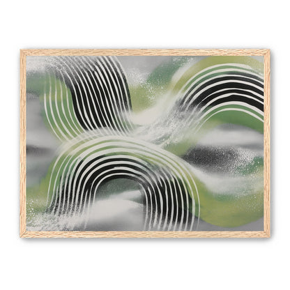 Stripes within the green haze