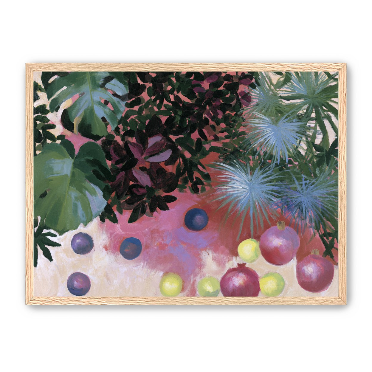Fruit under heavy leaves