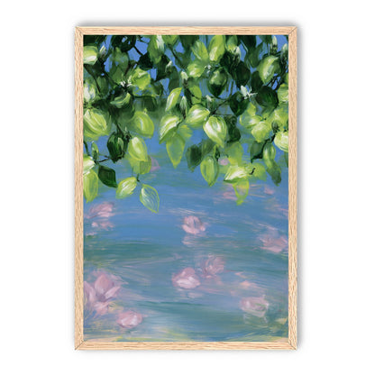 Petals under the leaves