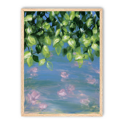 Petals under the leaves