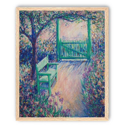 Green chair within the porch