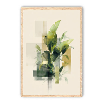Leaves through quiet panels