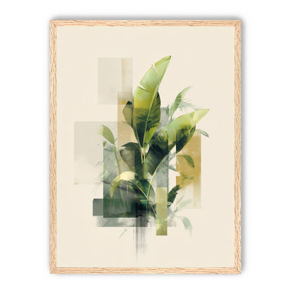 Leaves through quiet panels