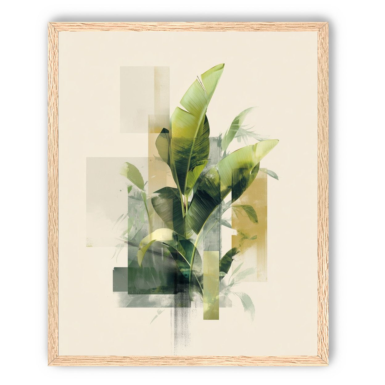 Leaves through quiet panels