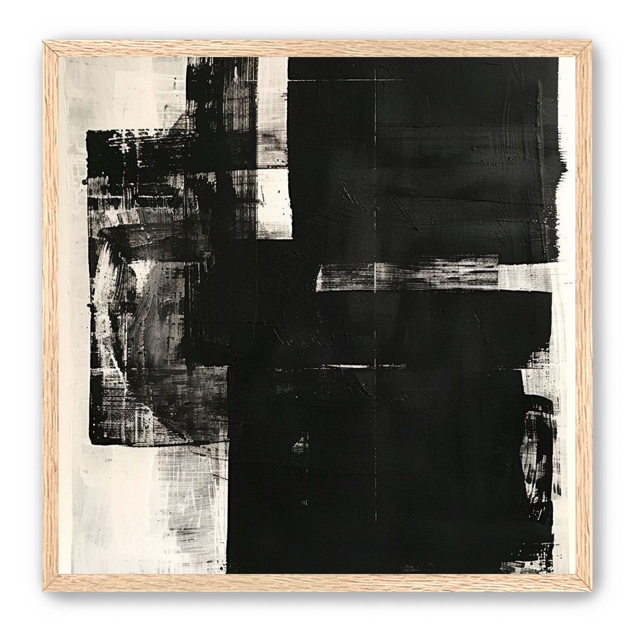 Black weight on pale ground