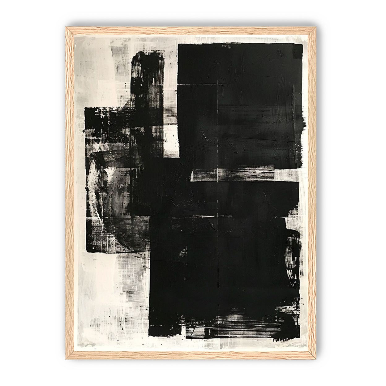 Black weight on pale ground