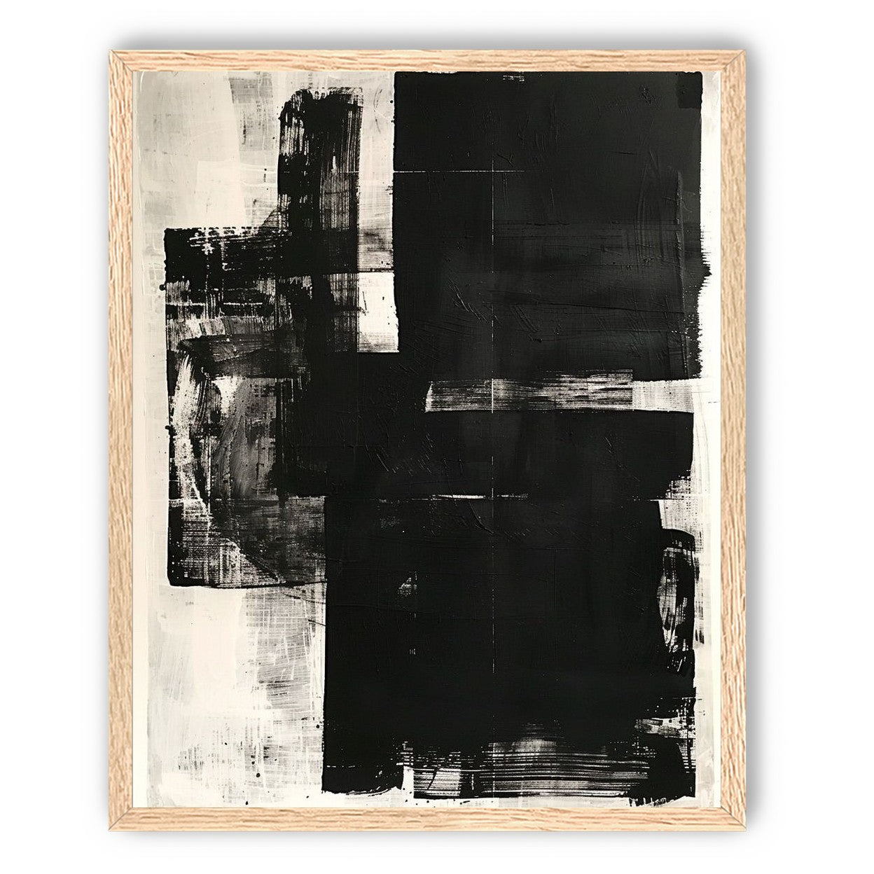 Black weight on pale ground