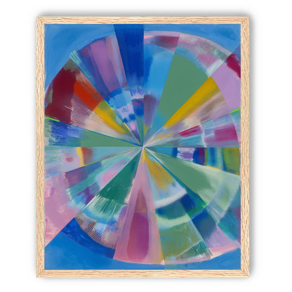Scraped color at the center