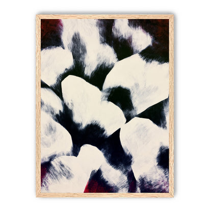 White blocks among dark ground