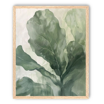 Sage leaves in pale light