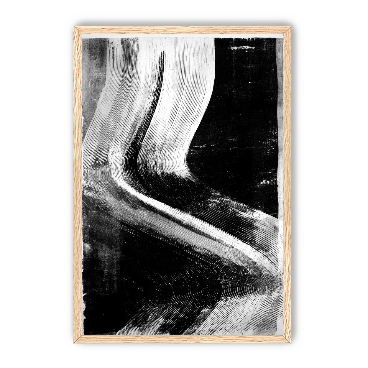 White sweep through black