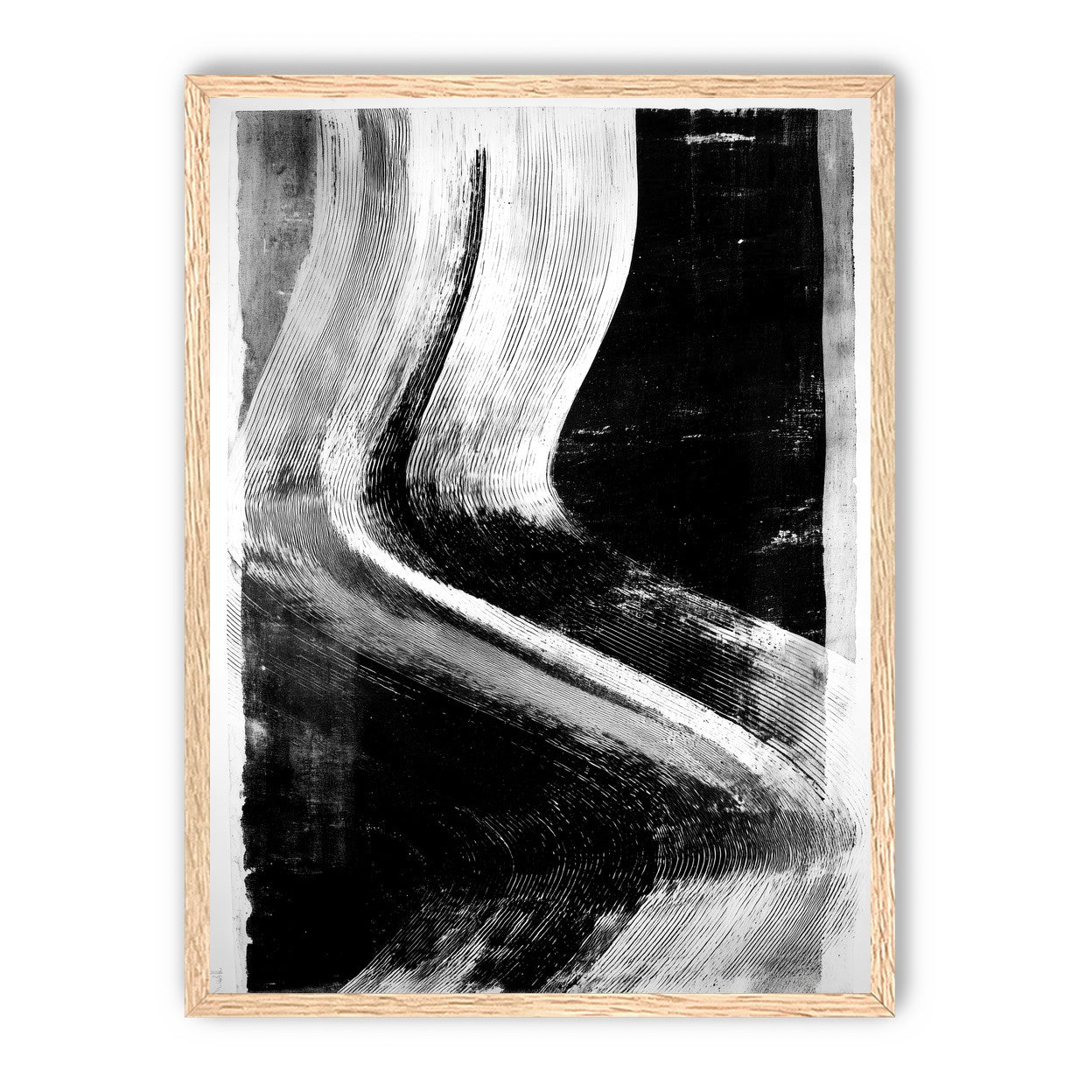 White sweep through black