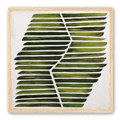 Leaf ribs around a white vein