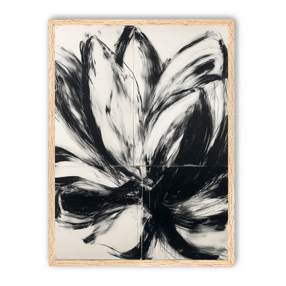 Black surges through white