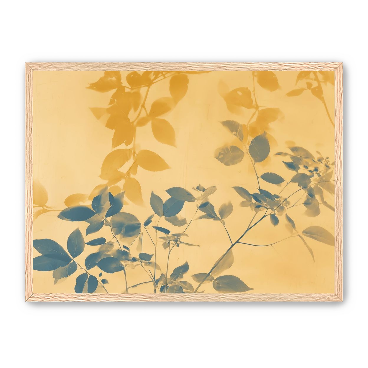 Translucent Film Over Leaves