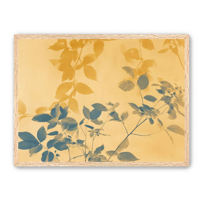 Translucent Film Over Leaves