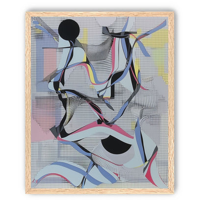 Ribbons snagged in the grid