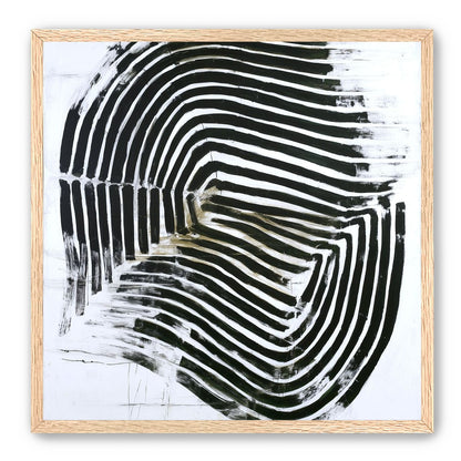 Black bands turning inward