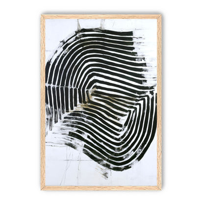 Black bands turning inward