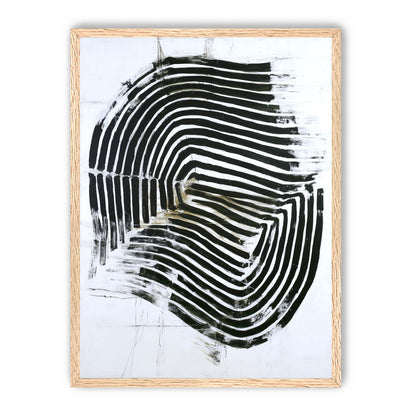 Black bands turning inward