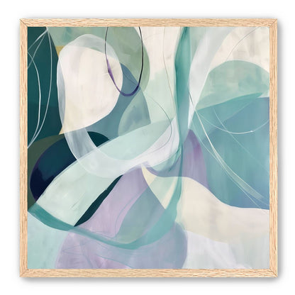 Teal and Lavender Arcs